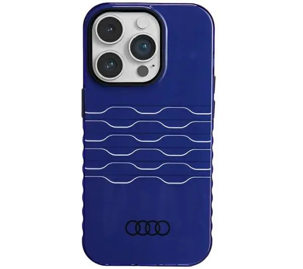 Etui AUDI IML MagSafe do Apple iPhone 14 Pro Niebieski