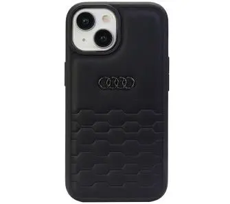 Etui AUDI GT Synthetic Leather AU-TPUPCIP15M-GT/D2-BK do iPhone 15 Plus Czarny