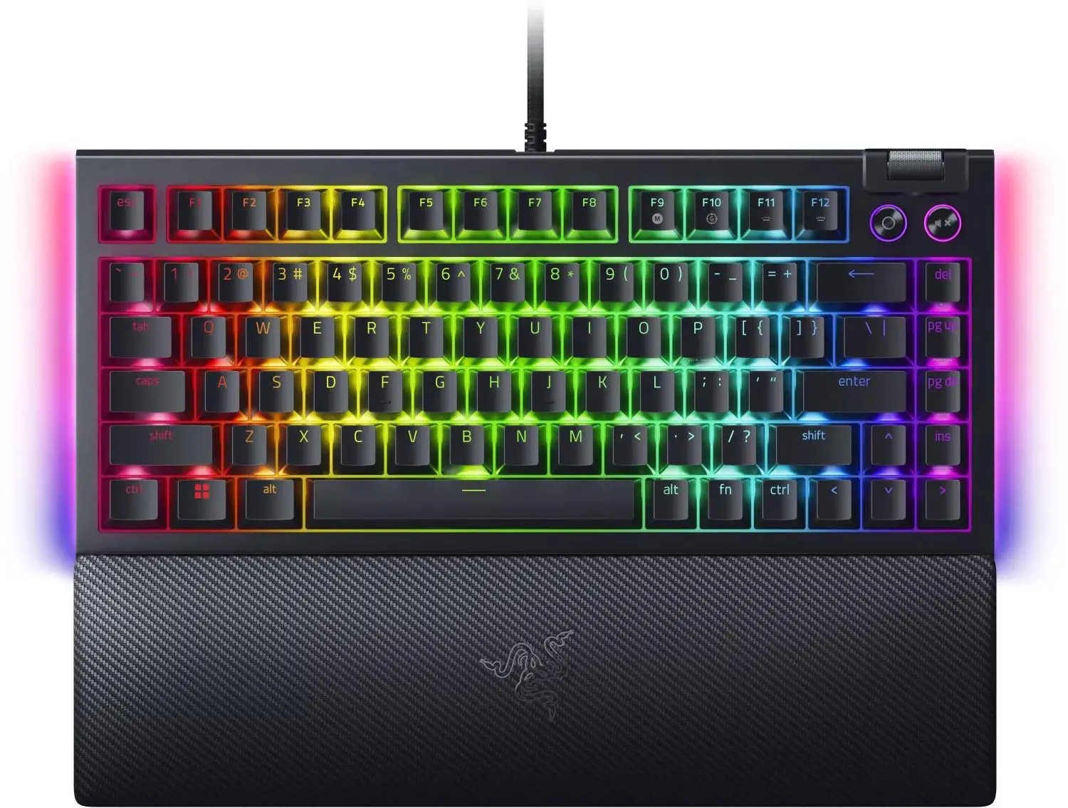 Klawiatura mechaniczna Razer BlackWidow V4 75% US Orange Switch Czarny