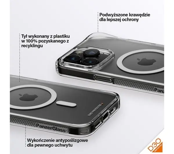 PanzerGlass HardCase do iPhone 15 Pro Max Przezroczysty