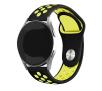 Pasek Beline do Watch 20mm Sport Silicone uniwersalny Czarno-żółty
