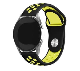 Pasek Beline do Watch 20mm Sport Silicone uniwersalny (czarno-żółty)