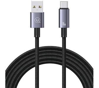 Kabel USAMS USB do USB-C 3A 2m Fast Charging Stalowy