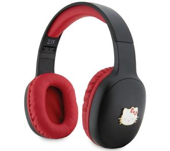 Słuchawki bezprzewodowe Hello Kitty HKBHA1BKHLMK Metal Logo Oval Shape Nauszne Bluetooth 5,3 Czarny