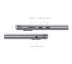 Laptop Apple MacBook Air 2024 15,3" M3 8GB RAM 256GB Dysk macOS Gwiezdna Szarość