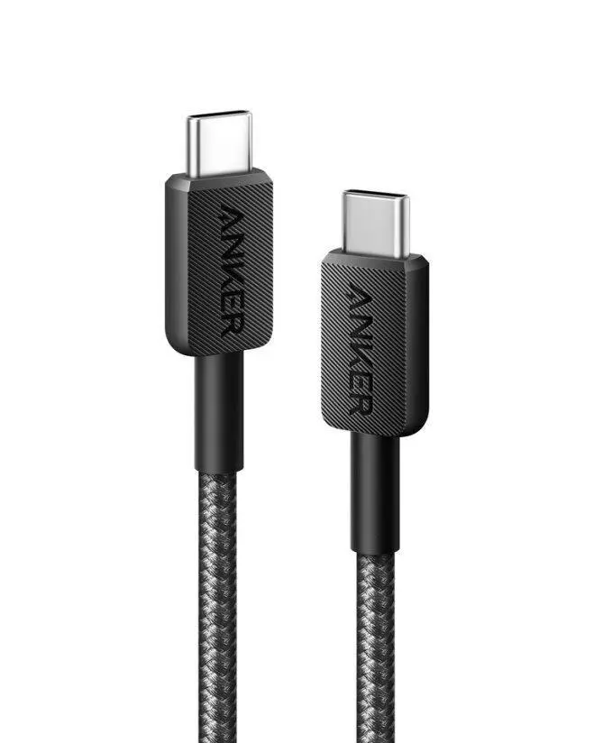 Kabel Anker 322 USB-C to USB-C 60W 0,9m Czarny