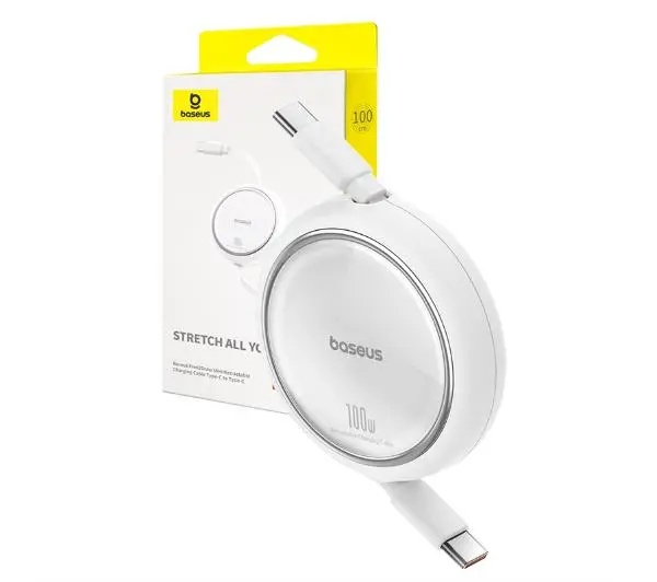 Baseus USB-C do USB-C Free2Draw PD 100W 1m Biały