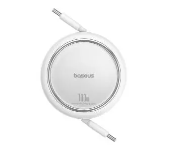 Kabel Baseus USB-C do USB-C Free2Draw PD 100W 1m Biały