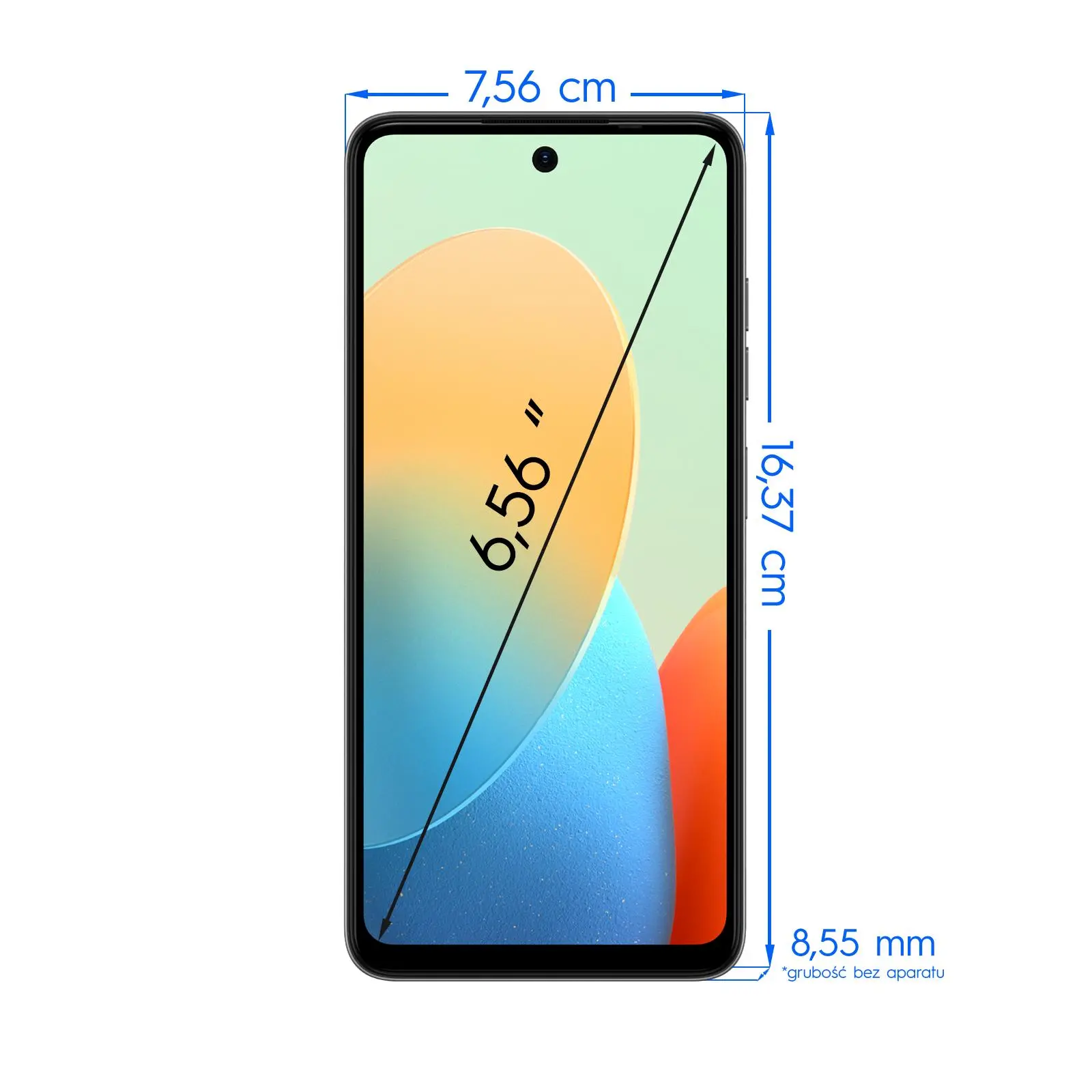 Smartfon Tecno SPARK 20C 4/128GB 6,56" 90Hz 50Mpix Czarny