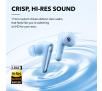 Słuchawki bezprzewodowe Soundcore Liberty 4 NC Dokanałowe Bluetooth 5.3 Jasnoniebieski