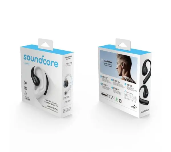 Soundcore Aerofit Pro Przewodnictwo powietrzne Bluetooth 5.3 Czarny - ⚡ EURO HIT CENOWY! ⚡ - Kup na Raty - RRSO 0%