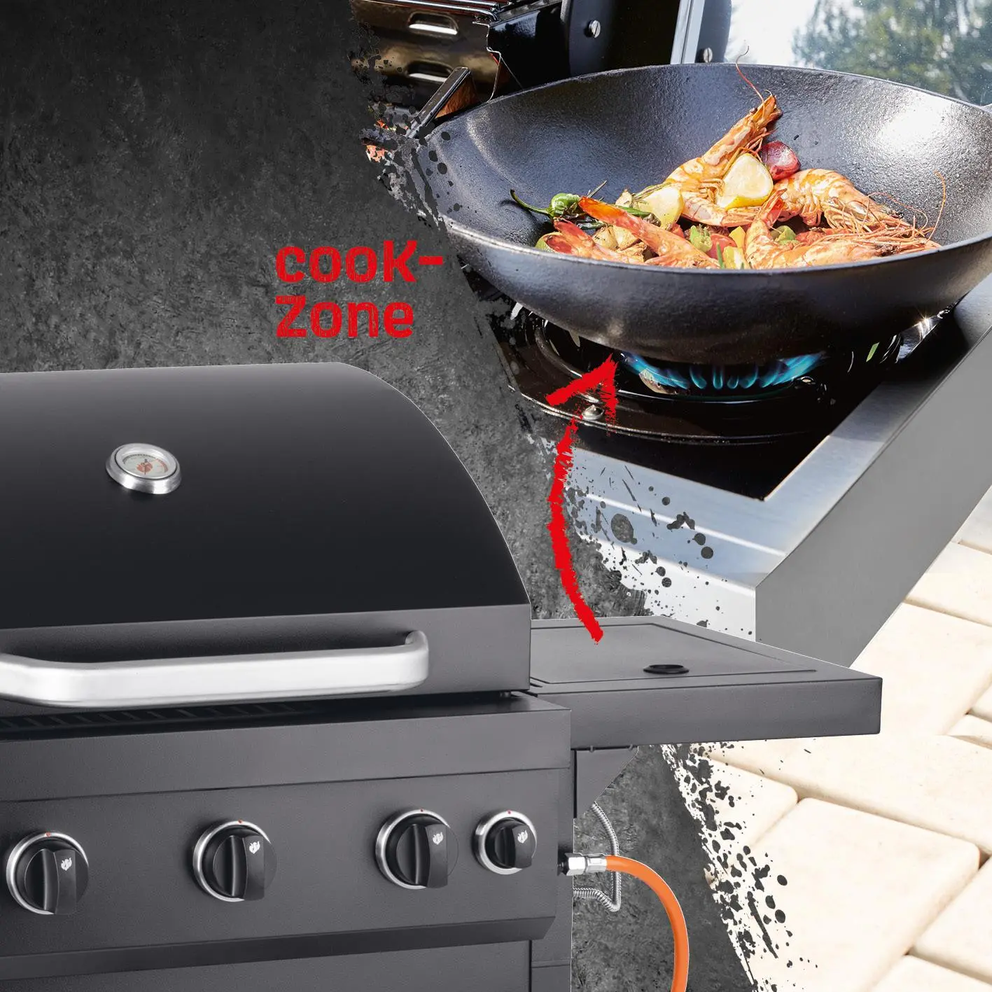 фото Гриль газовый мобильный Landmann Rookie 4.1 Cook (13714) 2