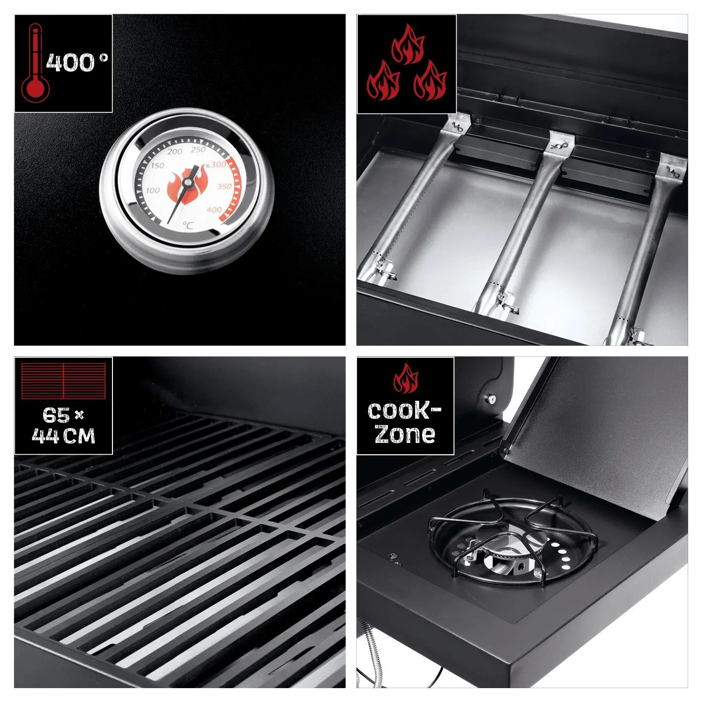 фото Гриль газовый мобильный Landmann Rookie 4.1 Cook (13714) 3