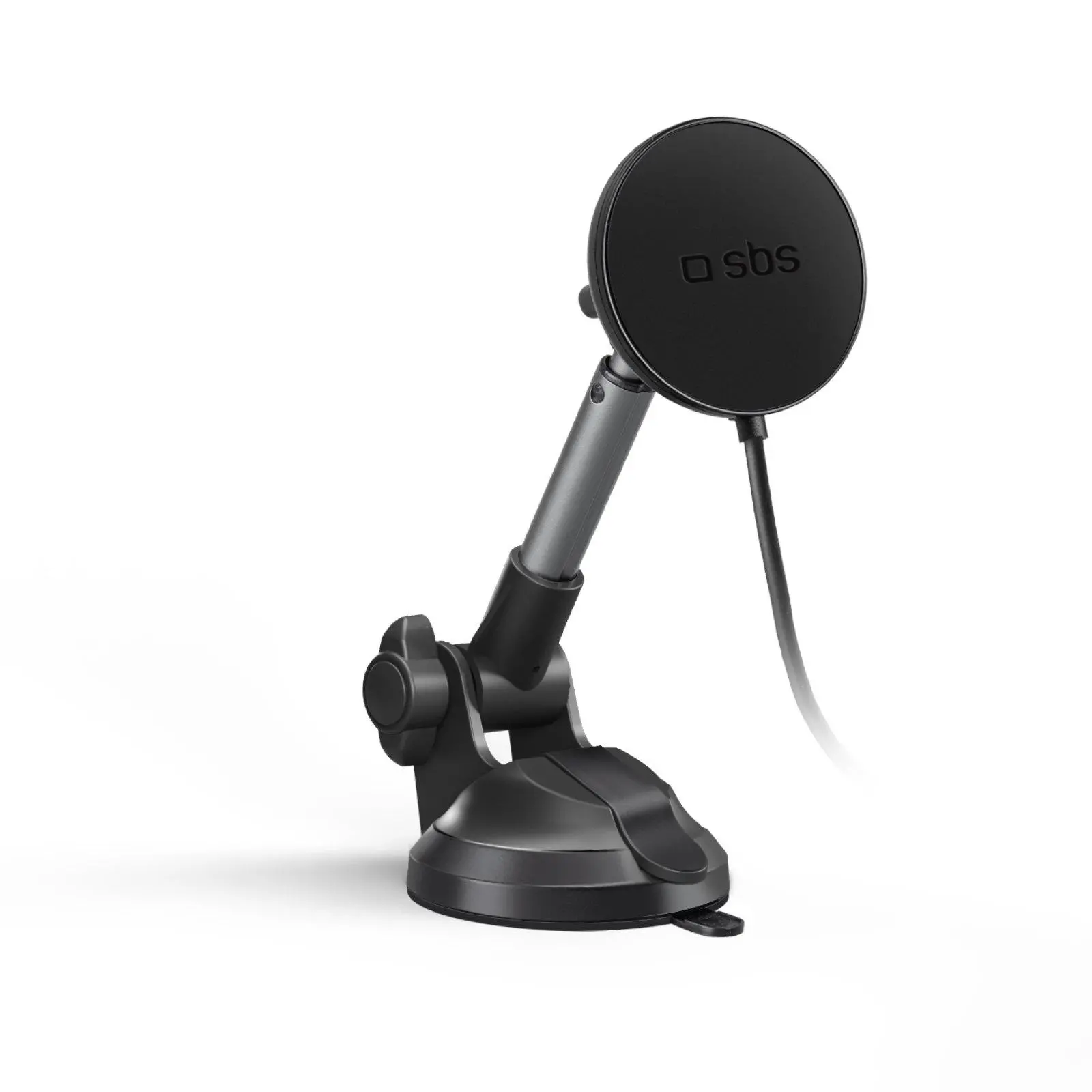 Uchwyt samochodowy SBS Wireless Car Holder 15W Czarny