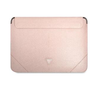 Etui na laptop Guess Saffiano Triangle Logo GUCS16PSATLP 16" Różowy