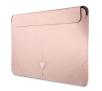 Etui na laptop Guess Saffiano Triangle Logo GUCS16PSATLP 16" Różowy