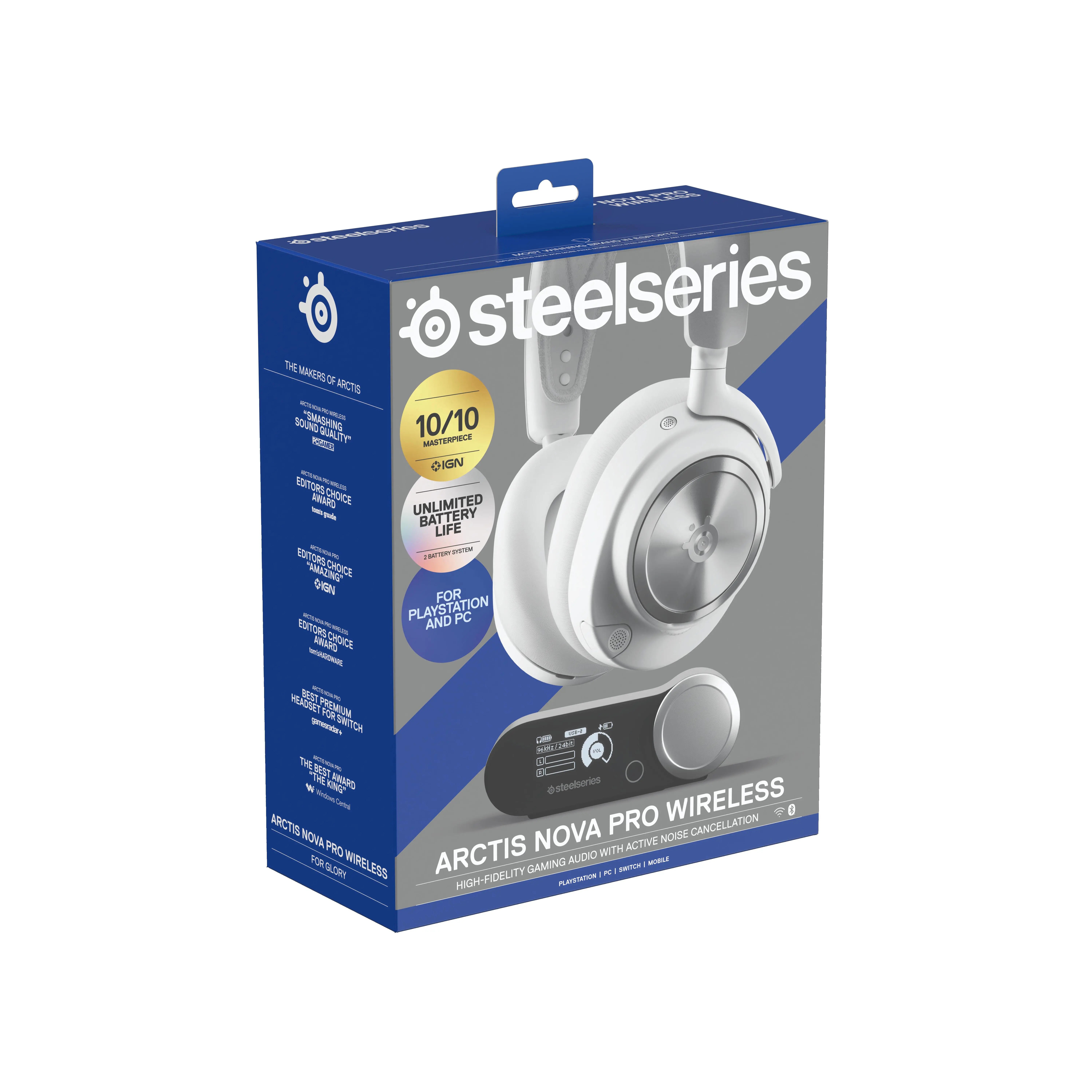 steelseries ARCTIS NOVA PRO WIRELESS　おまけ SteelSeries Arctis Nova Pro Wireless - Słuchawki