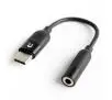 Adapter Unitek M1204A USB-C do jack 3.5mm