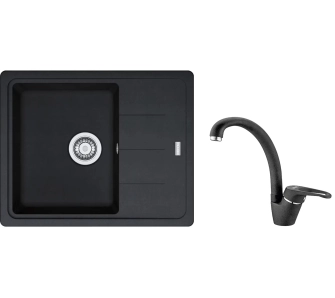 Zlewozmywak Franke BFG 611-62 Fragranit Onyx + bateria Vega Fragranit Onyx