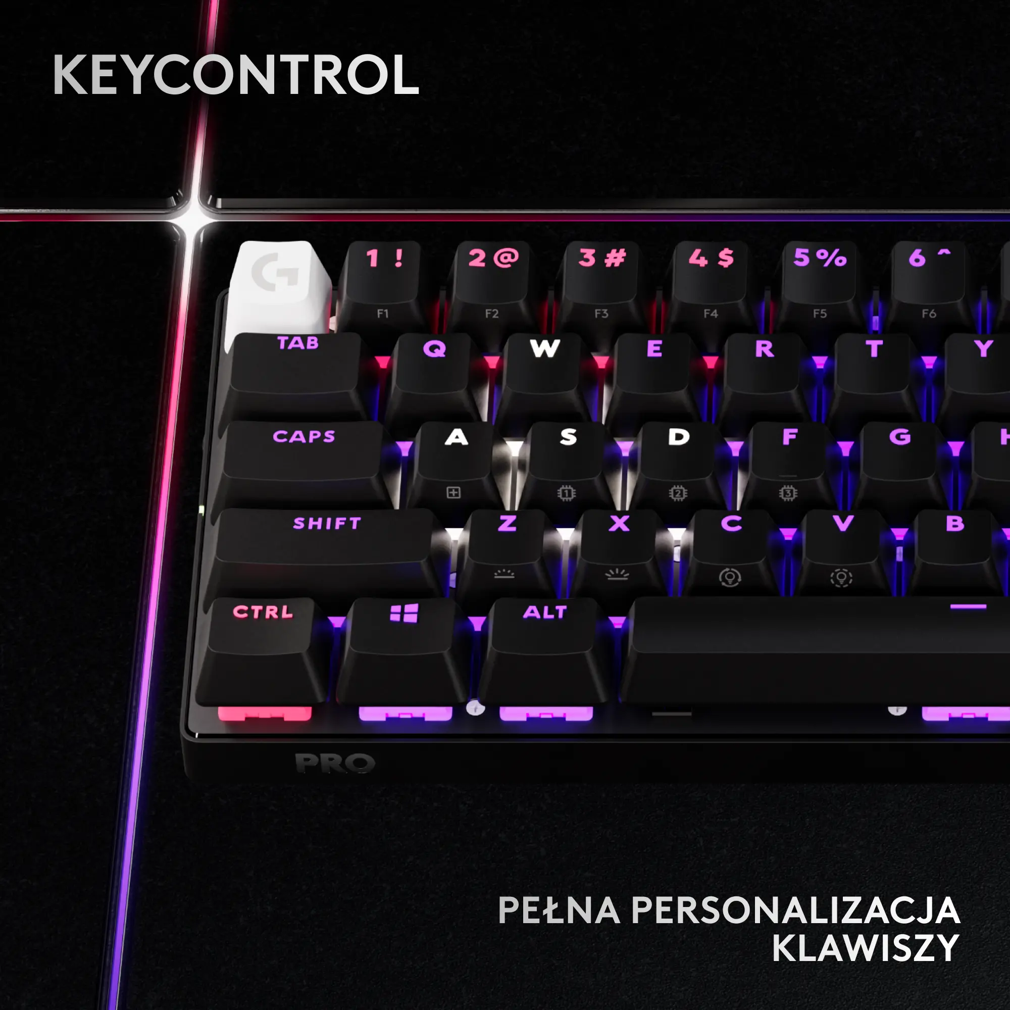 Klawiatura opto-mechaniczna Logitech Pro X 60 Lightspeed GX