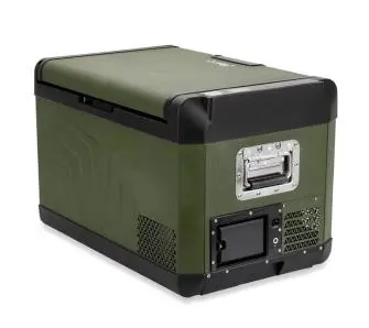 Lodówka Yolco GCX37 37l Gniazdo akumulatora Funkcja antyskroplinowa Aplikacja Bluetooth Zielony