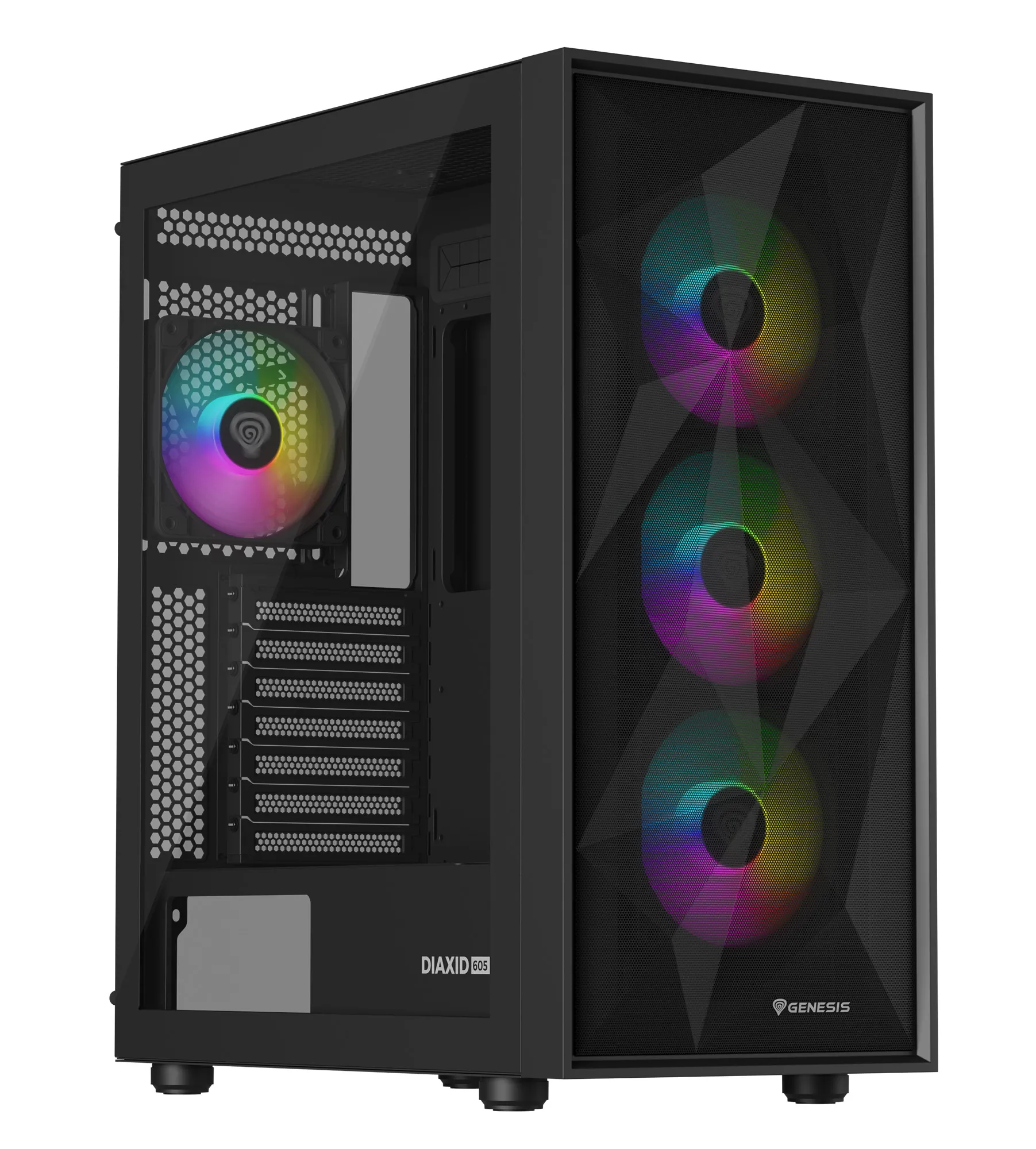 Obudowa Genesis Diaxid 605 ARGB Czarny