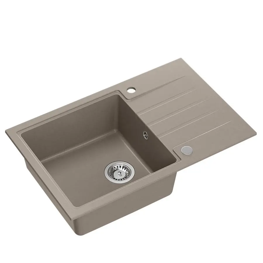 Zlewozmywak Quadron PETER 111 HCQP7850ST Granitowy Soft taupe