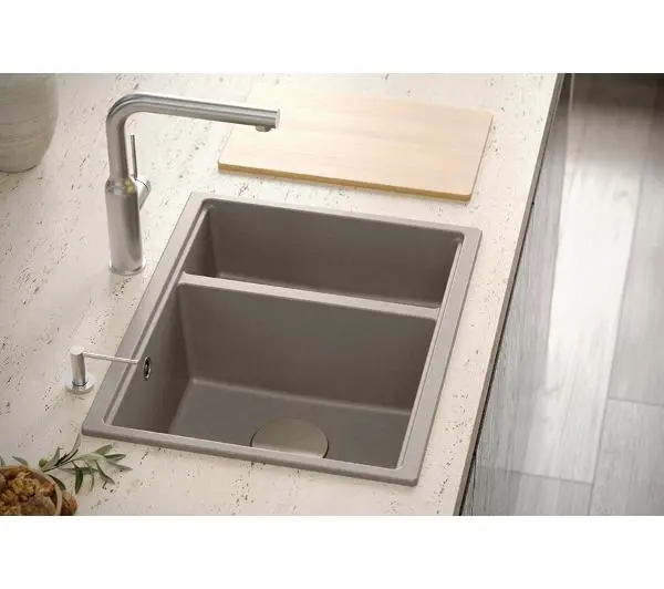 Quadron LOGAN 150 HCQL5646U4-BS_U Granitowy Soft taupe/Stal szlachetna - TRZECI -55%, ALBO 5-TY ZA 1ZŁ - Kup na Raty - RRSO 0%