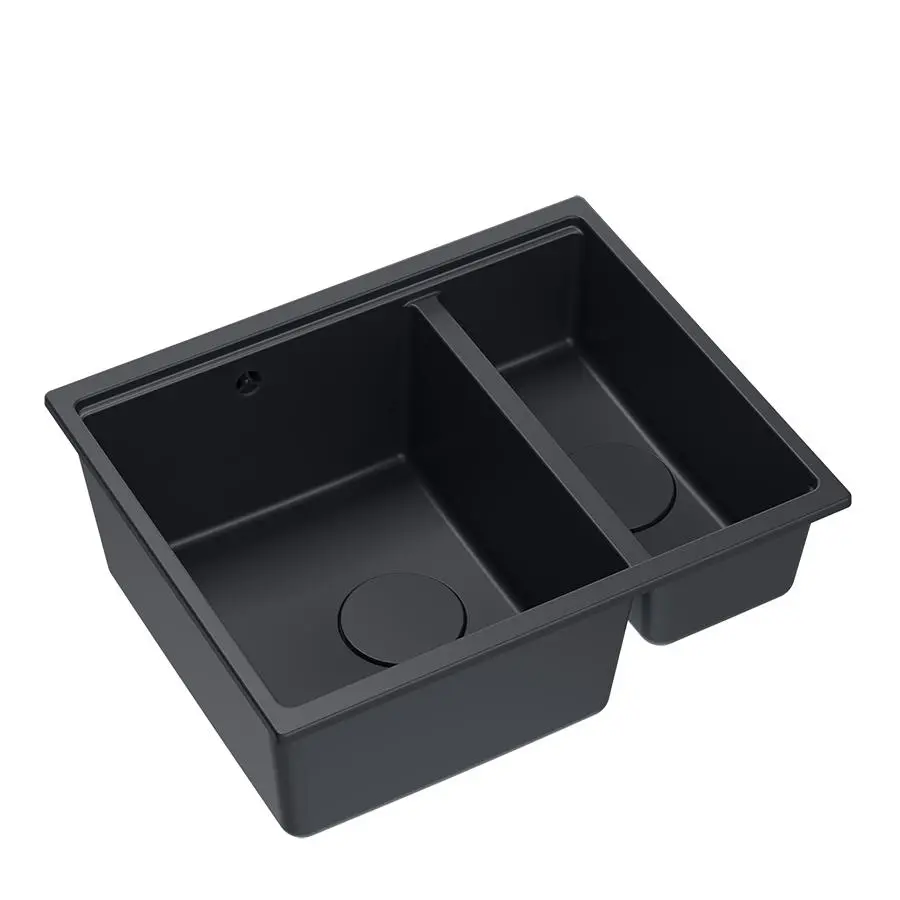 Zlewozmywak Quadron LOGAN 150 HCQL5646U7-BLM_U Granitowy Pure carbon