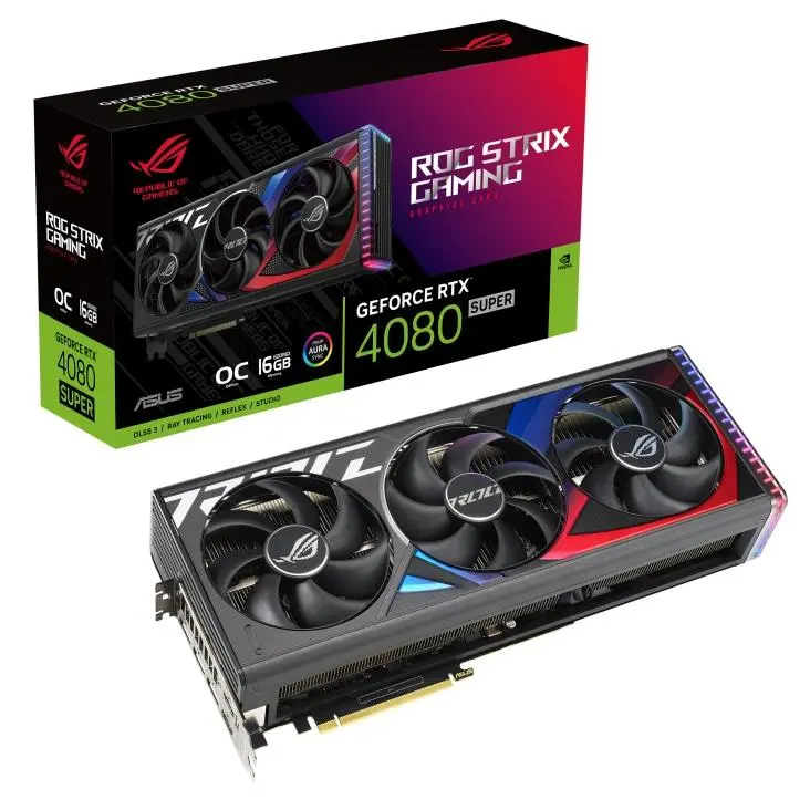 Karta graficzna ASUS ROG Strix GeForce RTX 4080 Super OC Edition 16GB GDDR6X 256bit DLSS 3