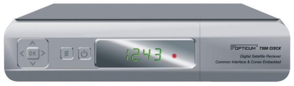 Dekoder Opticum 7300 CI2CX (srebrny)