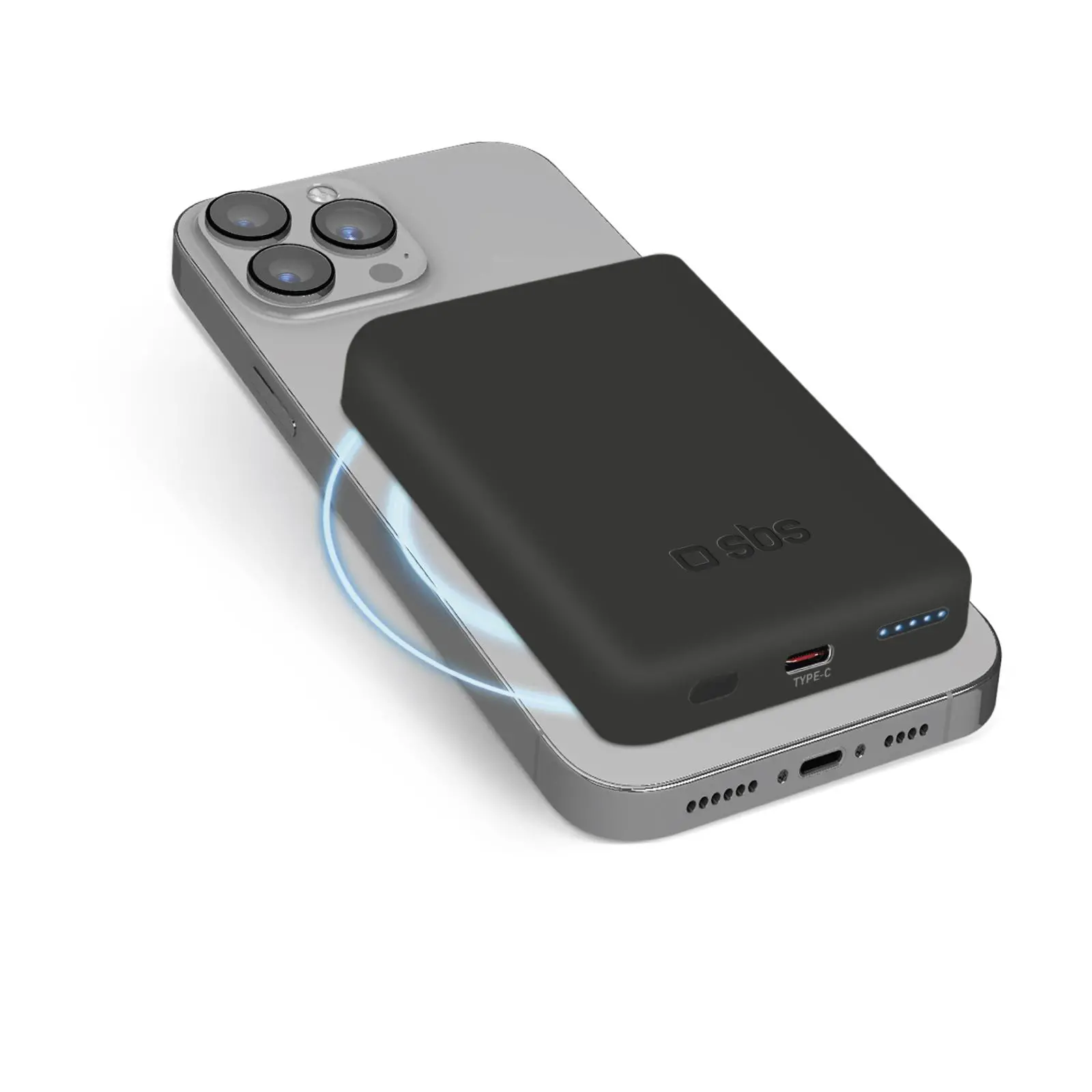 Powerbank SBS TEBB5000MAG1CK  5000mAh Magsafe 10W Czarny