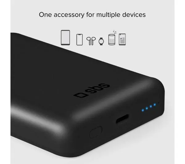 SBS TEBB5000MAG1CK  5000mAh Magsafe 10W Czarny