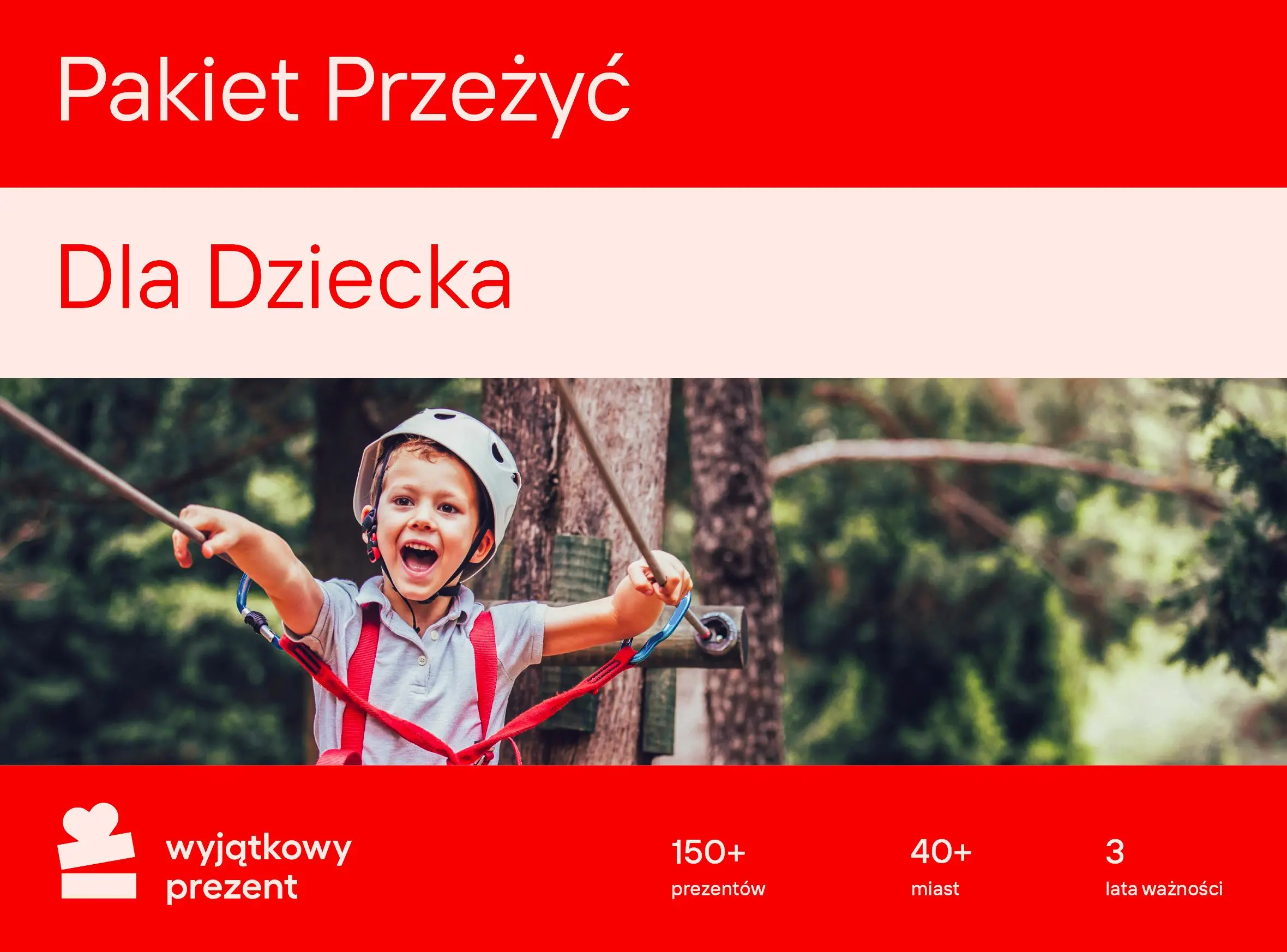 Karta Podarunkowa Pakiet Przeżyć dla Dziecka [Bon Agencyjny]