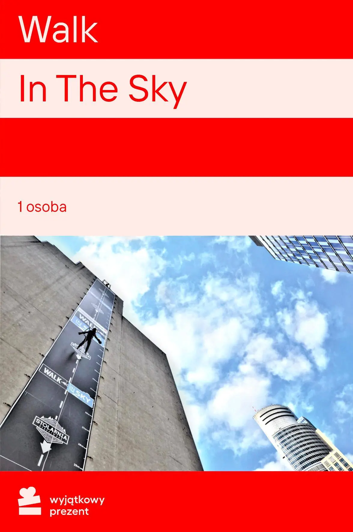 Karta Podarunkowa Walk in The Sky Obecnie dostępne tylko w sklepach stacjonarnych RTV EURO AGD