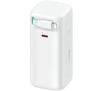 Powerbank USAMS Fast Charge XMF Series ze zwijanym kablem Lightning 18000mAh PD45W Biały