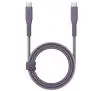 Kabel Energea Flow USB-C - USB-C 1,5m 240W 5A PD Fast Charge Fioletowy