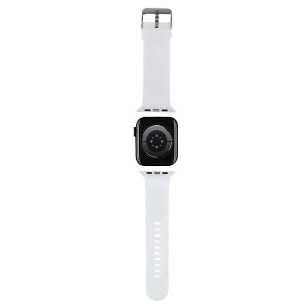 Pasek Karl Lagerfeld do Watch 38/40/41mm strap 3D Rubber Karl&Choupette Heads Biały