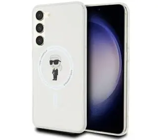 Karl Lagerfeld IML Ikonik MagSafe do Samsung Galaxy S24+ Przezroczysty
