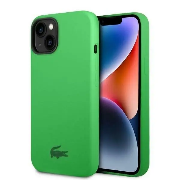 Etui Lacoste Silicone do iPhone 14 Plus Zielony