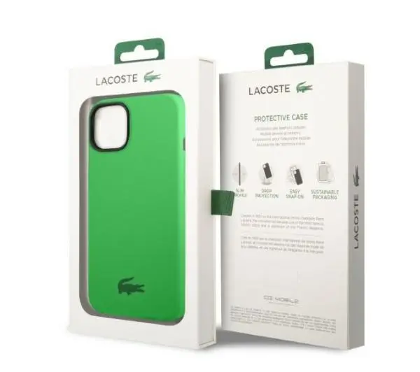 Lacoste Silicone do iPhone 14 Plus Zielony