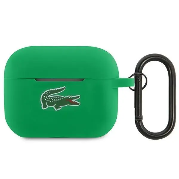 Etui na słuchawki Lacoste LCAP2SLON Cover Silicone Croc Logo do AirPods Pro 2 (2022/2023) Zielony