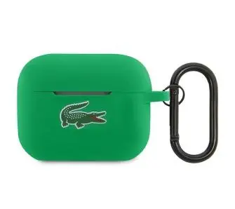 Etui na słuchawki Lacoste LCAP2SLON Cover Silicone Croc Logo do AirPods Pro 2 (2022/2023) Zielony