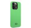 Etui Lacoste Silicone do iPhone 14 Pro Max Zielony