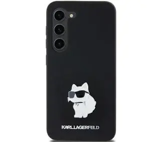 Karl Lagerfeld Hardcase Silicone Choupette Metal Pin do Samsung Galaxy A35 Czarny