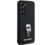 Etui Karl Lagerfeld Silicone Ikonik Metal Pin do Samsung Galaxy S24 Czarny