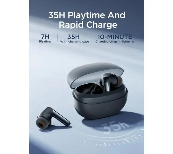 Joyroom Jbuds JR-BB1 Dokanałowe Bluetooth 5.3 Czarny