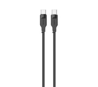 Kabel USAMS SJ567USB01 USB-C na USB-C Fast Charging Lithe Series 100W 1,2m Czarny