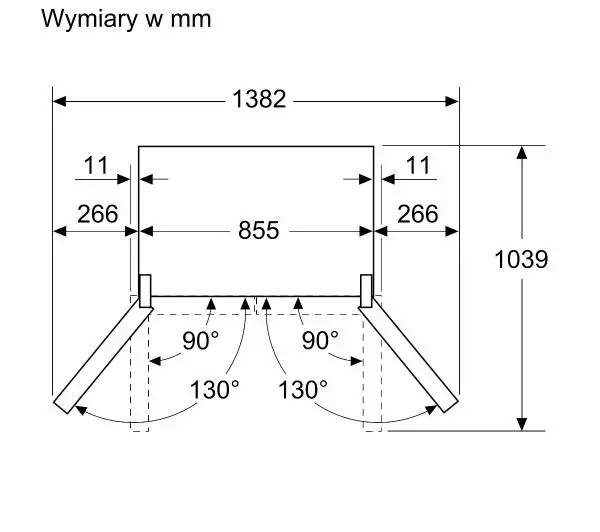 Bosch Serie 4 KMC85LBEA Pełny No Frost 189,5cm Komora świeżości Czarne szkło - Kup na Raty - RRSO 0%