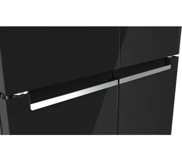 Bosch Serie 4 KMC85LBEA Pełny No Frost 189,5cm Komora świeżości Czarne szkło - Kup na Raty - RRSO 0%